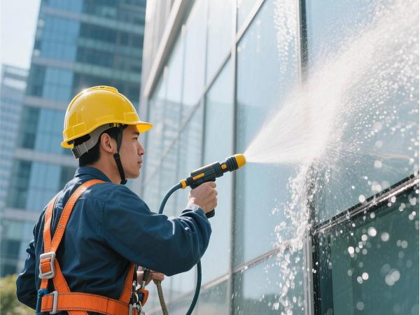 為什么建議企業、公司、工廠等定期清洗外墻玻璃